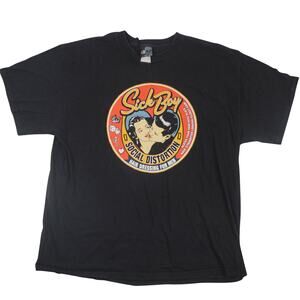 Vintage Social Distortion Sick Boy graphic T shirt by Giant